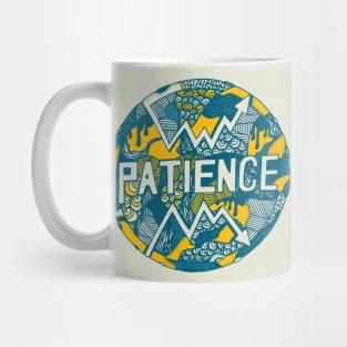 Retro Wave Circle of Patience Mug